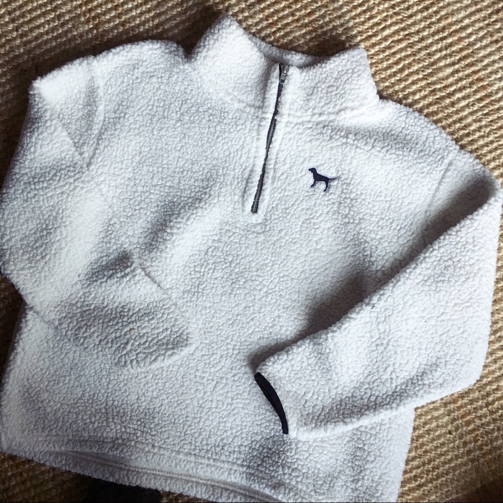 VS Pink | Cozy Sherpa Fleece Pullover